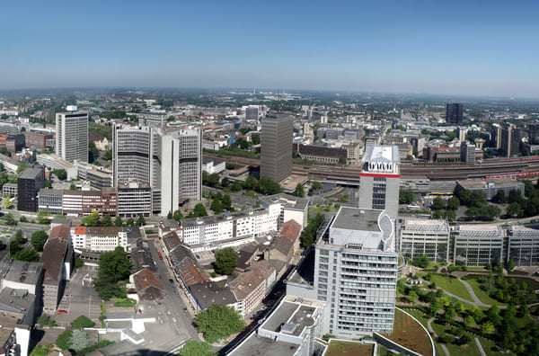 Überblick über die Stadt Essen