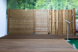Holz Sichtschutzzaun für Garten und Terrasse